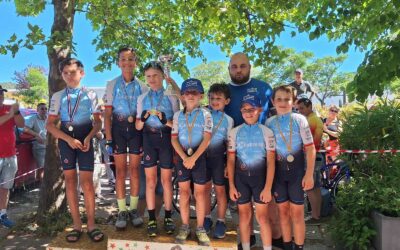 La médaille en chocolat pour notre école de cyclisme